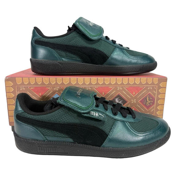 PUMA x Harry Potter Slytherin House GREEN Palermo Rare Sneakers Men\'s Size 11.5 main image 8